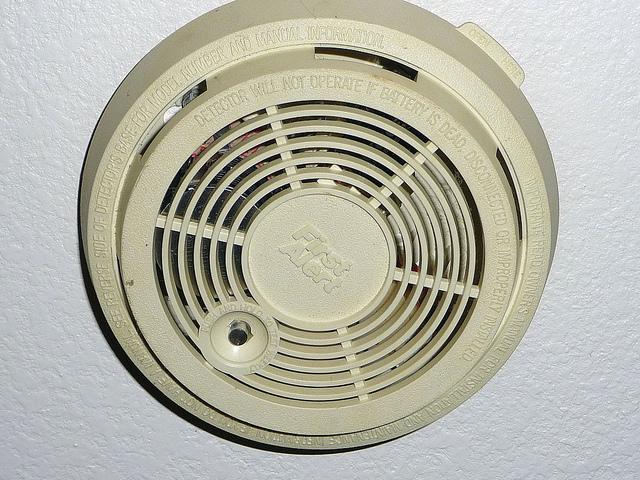First Alert fire and smoke alarm